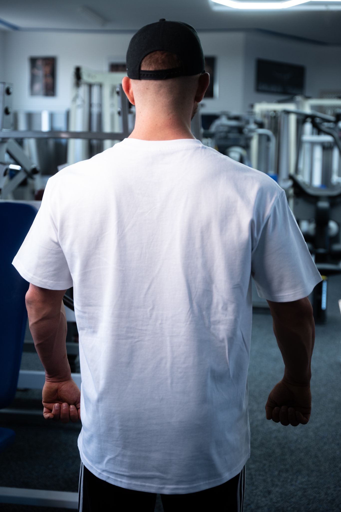 Oversize T-Shirt LIFTADDICTS STICK Weiß